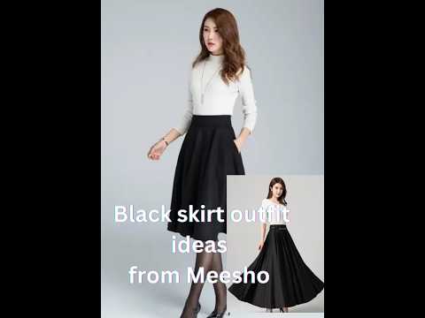 Outfit ideas from meesho - 1 skirt, 3 ways #koreanoutfitideas #ootd #meesho  #viralreels #trending