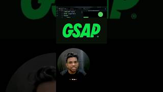 GSAP Animation 🔥 Day38/Day100 #html #css #js #100secondsofcode #webdesign #shorts #trending #viral