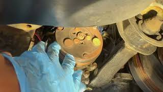 AC Compressor replacement on1998 HONDA CIVIC EX AC FIXED (NEW COMPRESSOR)