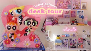 my 2022 colorful & aesthetic desk tour *artist edition* ✧ organization, decor, & cute accessories