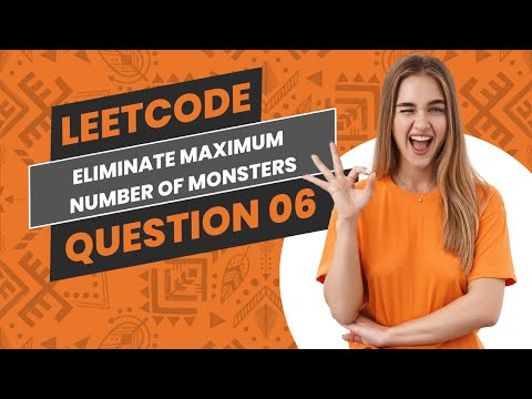 1921. Eliminate Maximum Number of Monsters - Leetcode Problem Walkthrough easiest approach
