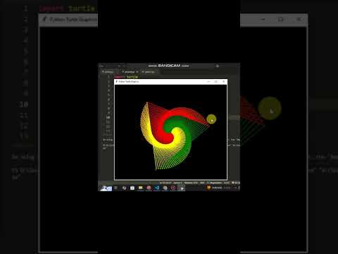 python turtle graphics #shorts #viral #programmer