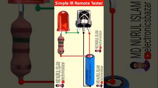 Simple IR Remote Tester || How To Make A IR Remote Tester At Home || IR detector circuit | IR sensor
