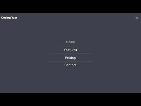 Full Screen Navbar Bootstrap 5