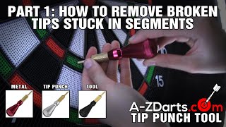 How to Remove Broken Tips From Your Soft Tip Dartboard - Part 1