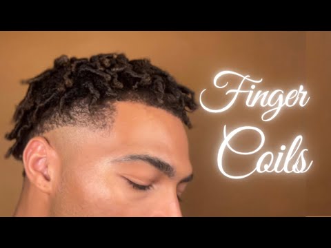 Curly hair routine | Finger coils on 4C hair