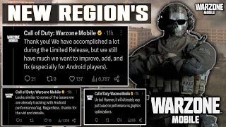Warzone Mobile New Optimization Update | New Region's | Warzone Mobile Android Optimization