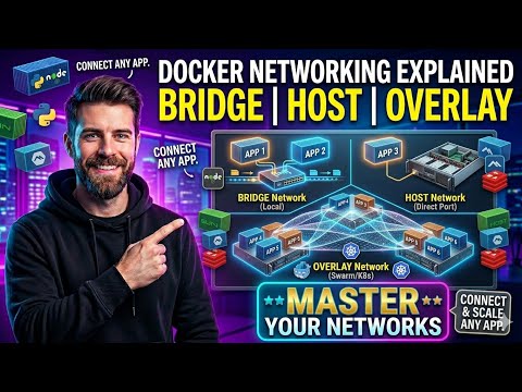 Docker Networking Explained: Bridge Host and Overlay Networks