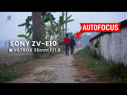 Auto Focus Test | Sony ZV-E10 + Viltrox 35mm F1.8 Cinematic Footage