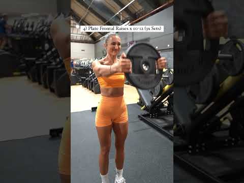 Strong Girl Arm Workout 💪🏼 #upperbody #weigthlifting #weighttraining #workout #shoulders