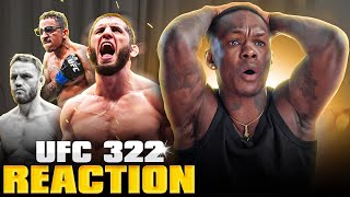 Israel Adesanya Reacts To Islam Makhachev Dominating Jack Della Maddalena | UFC 322