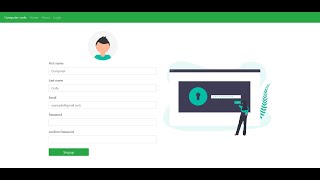 Responsive Login Form | Signup Form | Bootstrap Login Form Design | HTML | CSS | Computer Code.