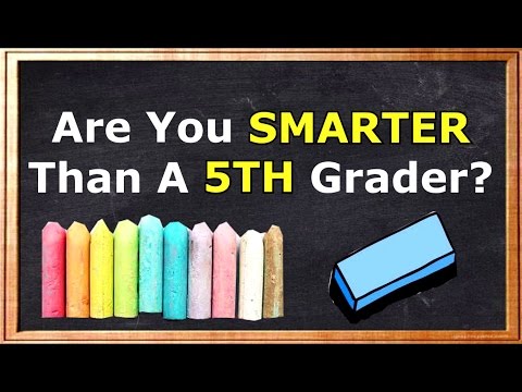Are You Smarter Than A 5th Grader? CHALLENGE -90% Fails!!