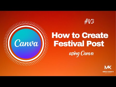 Festival Post using Canva | For Beginners | Ganesh Chaturthi