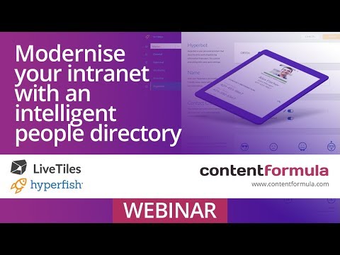 Modernise your intranet with an intelligent people directory