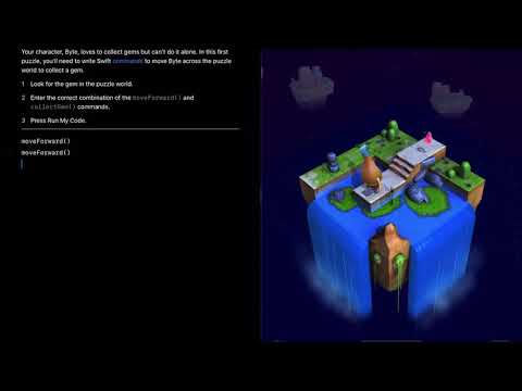 Apple Swift Playgrounds - Learn to Code 1 - Issuing Commands
