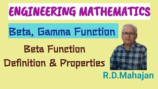 Beta function definition & properties  I Beta , Gamma Function I Engineering Mathematics