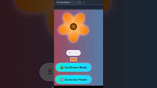 I built this moving flower 🌸 using only HTML, CSS, and JavaScript! 🚀#coding #htmlcssjs #animation