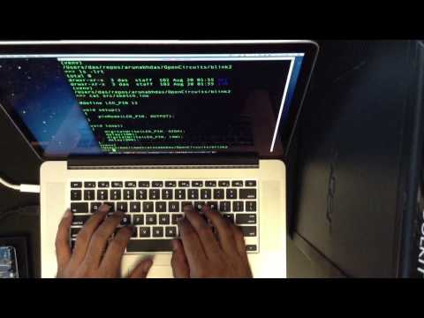 Tutorial 004 - Arduino : HowTo program the Arduino board to have 1 blinking LED - LED on pin 9