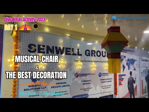 Musical Chair |  The Best Decoration | Diwali Celebration Day1 | Senwell Solutions