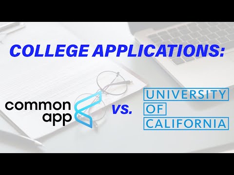 Overview of the Common Application and UC Application