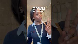 GRWM for sixth-form 📚#sixthform#collegeuk#college#school#uk#blackgirl#makeuptutorial#makeup#autumn