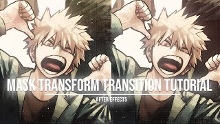 Mask Transform Transition Tutorial | After Effects Tutorial