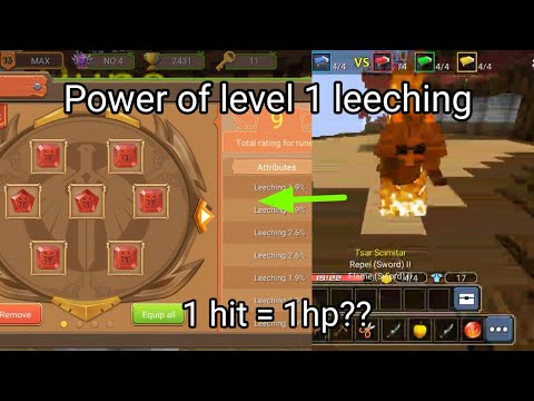Power of level one LEECHING in Bedwars (Blockmango)