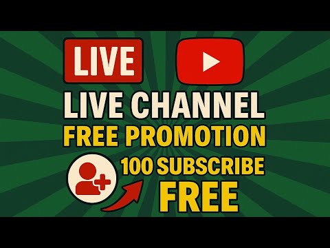 Get 1000+ Subscribe Free | Live Channel Checking And Free Promotion | Free Promotion
