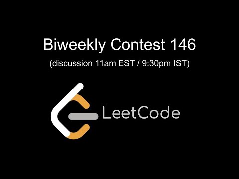LeetCode Biweekly Contest #146 Livestream!