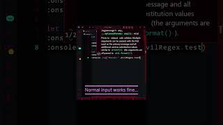ReDoS Attack: One Regex That Freezes Servers#codecrime #redos #regex #javascript #shorts#coding