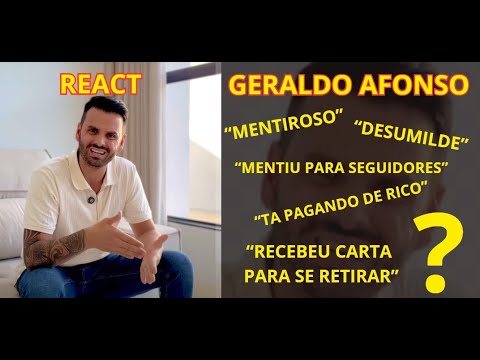 GERALDO AFONSO -  Mentiu mesmo?