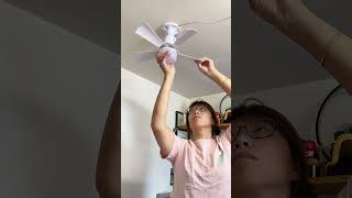 Cool and Bright Ondaum's Easy Remote Controlled Socket Fan Light #fanwithlight #socketfanlight