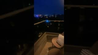 Cozy Balcony Night Vibes | Relaxing Chillout Ambience