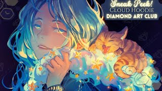 SNEAK PEEK! ☁️🐱🌟"Cloud Hoodie" by Yuumei at Diamond Art Club!🌟🐱☁️