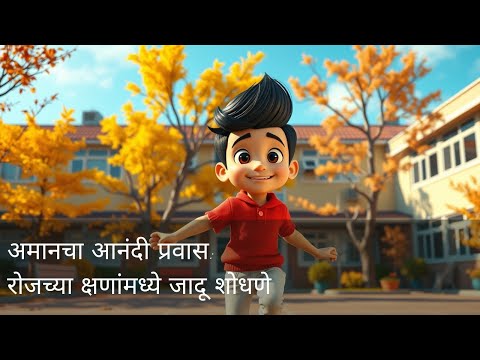 अमानचा आनंदी प्रवास | रोजच्या क्षणांमध्ये जादू शोधा | Pixar Style Animation