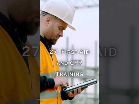 First Aid And CPR Training - 50 Toolbox Meeting Topics