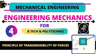 Lec-04 | [ Principle of Transmissibility] | Engineering mechanics | Applied mechanics | [1st]chapter