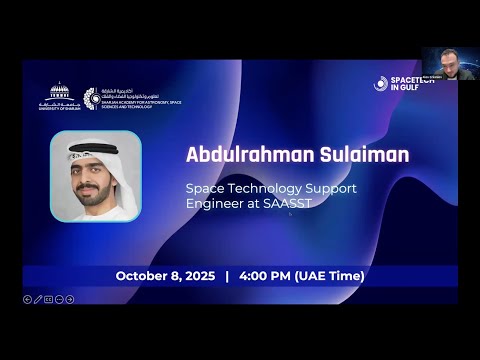 Building the UAE Space Talent Pipeline — Abdulrahman Sulaiman | SpaceTech in Gulf 2025