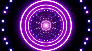 glowing dreamy led with circular light tunnel visual #vjloops #tunnel #yogabackround  #nocopyrights
