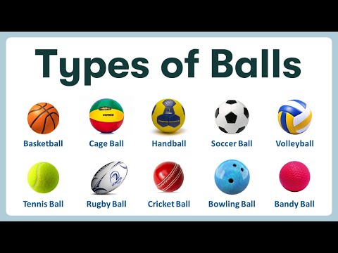 Types of Balls | Learning Name of Sports Balls in English with Pronunciations and Pictures