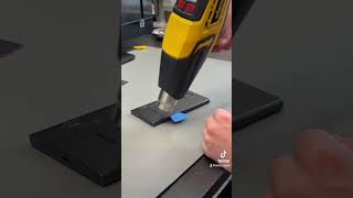 Quietly fixing the broken back glass on a Samsung!