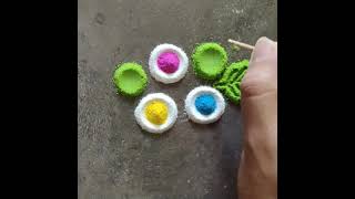 #easydesign#rangoli#simple#dailyrangoli my daily rangoli