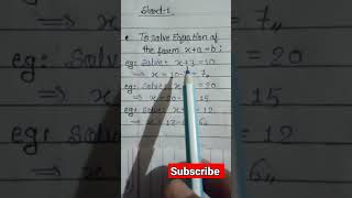 equation #shorts #ytshorts #viral #basicmaths #basicmathtrick #trending  #trendingshorts #best