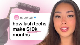 How to Make Your First $10K Month as a Lash Tech
