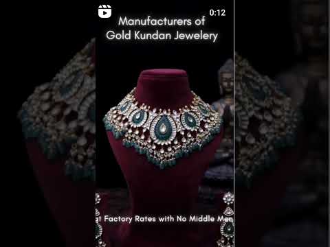 Manufacturers of Kundan jewelry and Lab grown diamond jewellery.