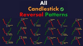 All Candlestick Reversal Patterns | ChartPatterns Candlestick | StockMarket | Forex | crypto #Shorts
