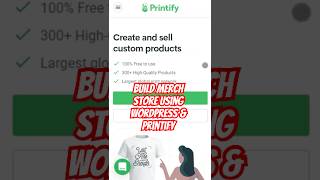Build Print on Demand Store Using Printify & Wordpress | #shorts