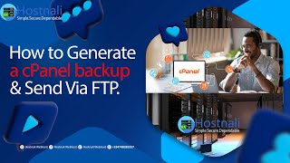 How to generate a cPanel backup and sent it to FTP Server