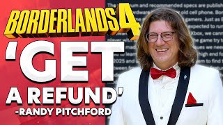 Randy Pitchford Says "Get a Refund" on Borderlands 4 - Inside Games Daily